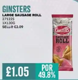 Bestway GINSTERS Large sausage roll offer