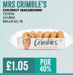 Bestway MRS CRIMBLE'S Coconut macaroons offer
