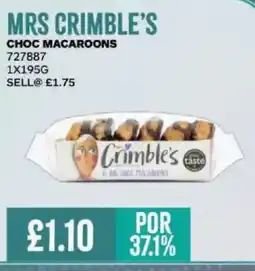 Bestway MRS CRIMBLE'S Choc macaroons offer