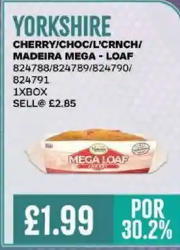 Bestway YORKSHIRE Cherry/choc/l'crnch/ madeira mega - loaf offer
