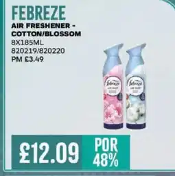 Bestway FEBREZE Air freshener- cotton/blossom offer