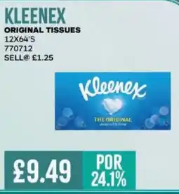 Bestway KLEENEX Original tissues offer