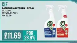 Bestway CIF Bathroom/kitchen - spray offer