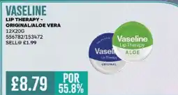 Bestway VASELINE Lip therapy - original/aloe vera offer