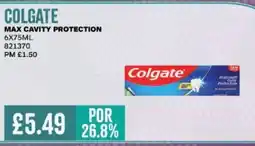 Bestway COLGATE Max cavity protection offer