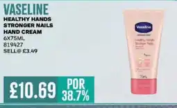 Bestway VASELINE Healthy hands stronger nails hand cream offer