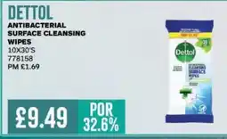 Bestway DETTOL Antibacterial surface cleansing wipes offer