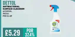 Bestway DETTOL Antibacterial surface cleanser offer