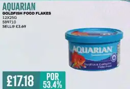 Bestway AQUARIAN Goldfish food flakes offer
