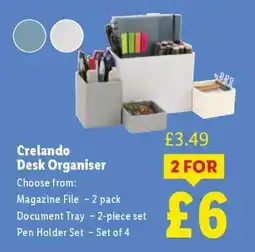 Lidl Crelando Desk Organiser offer