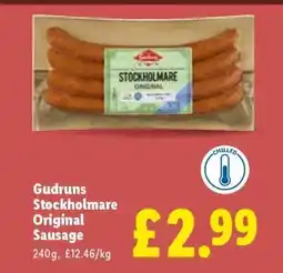 Lidl Gudruns Stockholmare Original Sausage offer