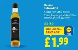 Lidl Deluxe Infused Oil offer