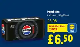 Lidl Pepsi Max offer