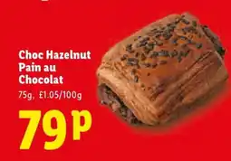 Lidl Choc Hazelnut Pain au Chocolat offer