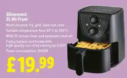 Lidl Silvercrest 2L Air Fryer offer