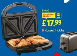 Lidl Russell Hobbs Sandwich Maker offer