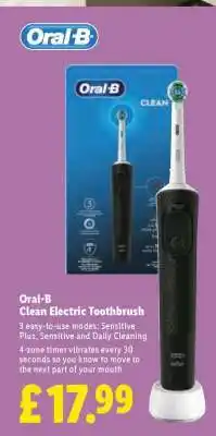 Lidl Oral-B Clean Electric Toothbrush offer