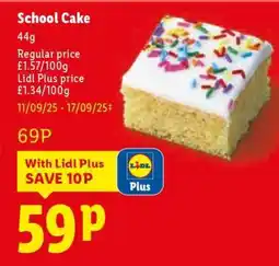 Lidl School Cake offer