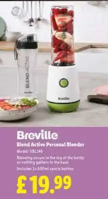 Lidl Breville Blend Active Personal Blender offer