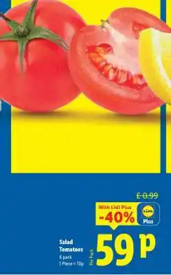 Lidl Salad Tomatoes offer