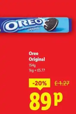 Lidl Oreo Original offer