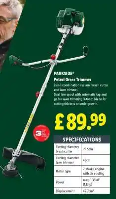 Lidl PARKSIDE Petrol Grass Trimmer offer