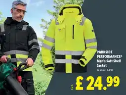 Lidl PARKSIDE PERFORMANCE Men's Soft Shell Jacket offer