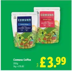 Lidl Comuna Coffee offer