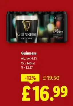 Lidl GUINNESS offer