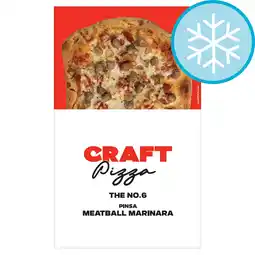 Tesco Craft Pizza Pinsa Meatball Marinara 360g offer