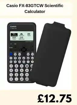 Sainsbury's Casio FX-83GTCW Scientific Calculator offer
