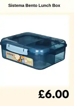 Sainsbury's Sistema Bento Lunch Box offer