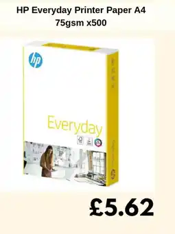 Sainsbury's HP Everyday Printer Paper A4 offer