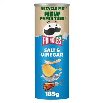 Iceland Pringles Salt & Vinegar Sharing Crisps 185g offer