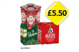 Londis Cruzcampo, Staropramen, Madri offer