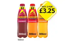 Londis Lucozade Cherry, Original, Orange offer