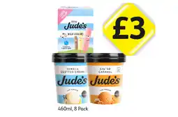 Londis Jude's Vanilla Clotted Cream, Salted Caramel, Little Jude's offer