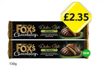 Londis Fox's Chocolatey Dubai Style Pistachio offer