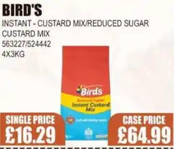 Bestway BIRD'S Instant - custard mix/reduced sugar custard mix offer