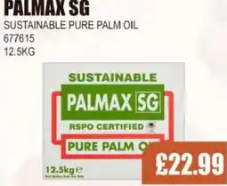 Bestway PALMAX SG Sustainable pure palm oil offer