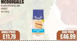 Bestway MCDOUGALLS Plain sponge mix offer