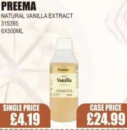 Bestway PREEMA Natural vanilla extract offer