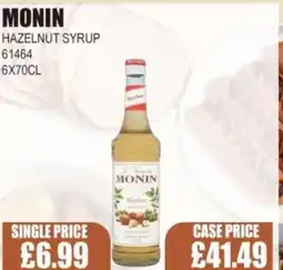 Bestway MONIN Hazelnut syrup offer
