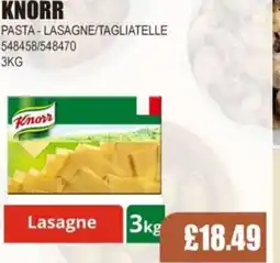 Bestway KNORR Pasta-lasagne/tagliatelle offer