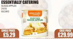 Bestway ESSENTIALLY CATERING Sliced apples offer