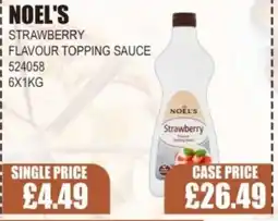 Bestway NOEL'S Strawberry flavour topping sauce offer