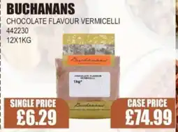 Bestway BUCHANANS Chocolate flavour vermicelli offer