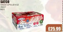 Bestway SATCO Sauce cup & lid 4-oz offer