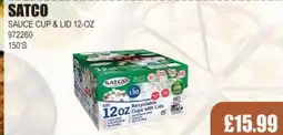 Bestway SATCO Sauce cup & lid 12-oz offer