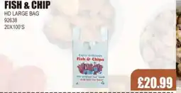 Bestway FISH & CHIP Hd large bag offer